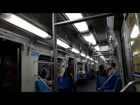 Trecho entre Tucuruvi e Parada Inglesa no TUE E06 - Linha 1 Azul