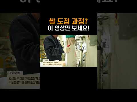 공공비축미 도정 과정