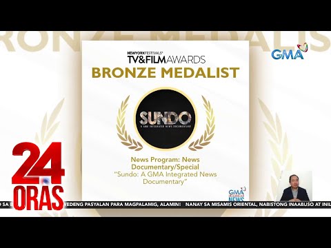 Naka-bronze ang unang news-documentary ng GMA Integrated News 360 na "Sundo" 24 Oras