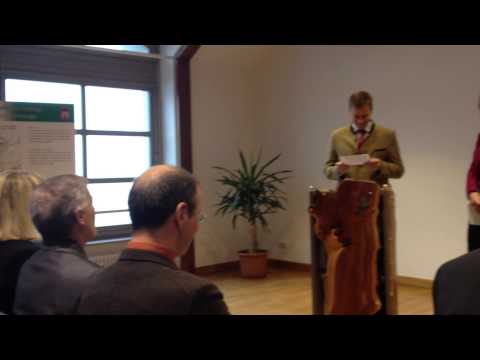 Olaf Heinrich begrüßt die Gäste aus Vimperk