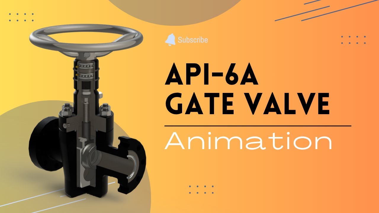 API-6A High Pressure Gate Valve Animation - Bonnet Disassembly