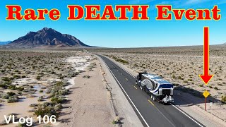 thumb for WE'RE THE LAST ONE'S. DEATH VALLEY. RARE Lake Event. HDT BIG Rig Travel. 70 MPH Winds. RV Lifestyle