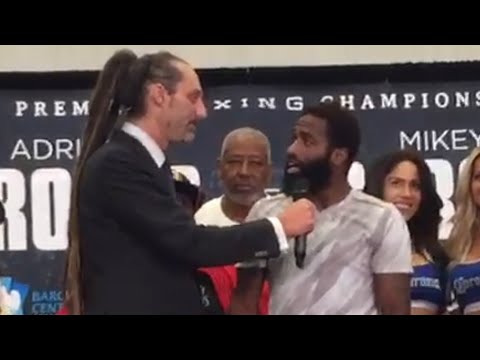 HUNGRY & IRRITABLE BRONER GETS SASSY WITH DAVID DIAMANTE! BRONER VS GARCIA SHOWTIME 7/29/17!