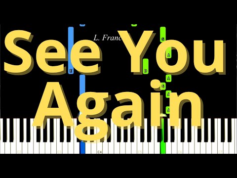 See You Again Easy Piano tutorial