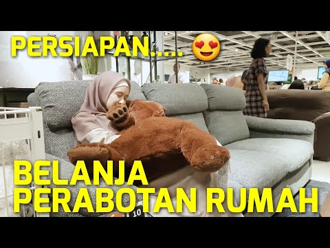 BELANJA PERABOTAN BUAT PERSIAPAN........ 😍