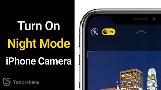 How to Turn On Night Mode iPhone Camera? #Shorts