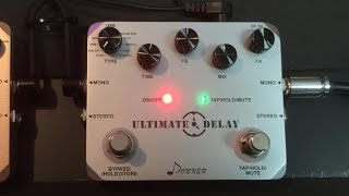Video thumbnail for DONNER - ULTIMATE DELAY PEDAL - 11 MODES by The Tone King