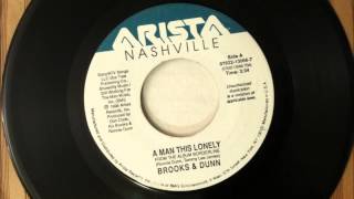 A Man This Lonely , Brooks &amp; Dunn , 1996 Vinyl 45RPM