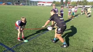 TOUCH RUGBY DRILLS: Roll ball