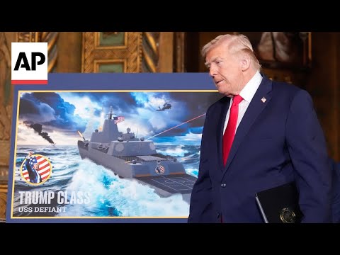 Trump announces plan for Navy to build two new 'battleships'