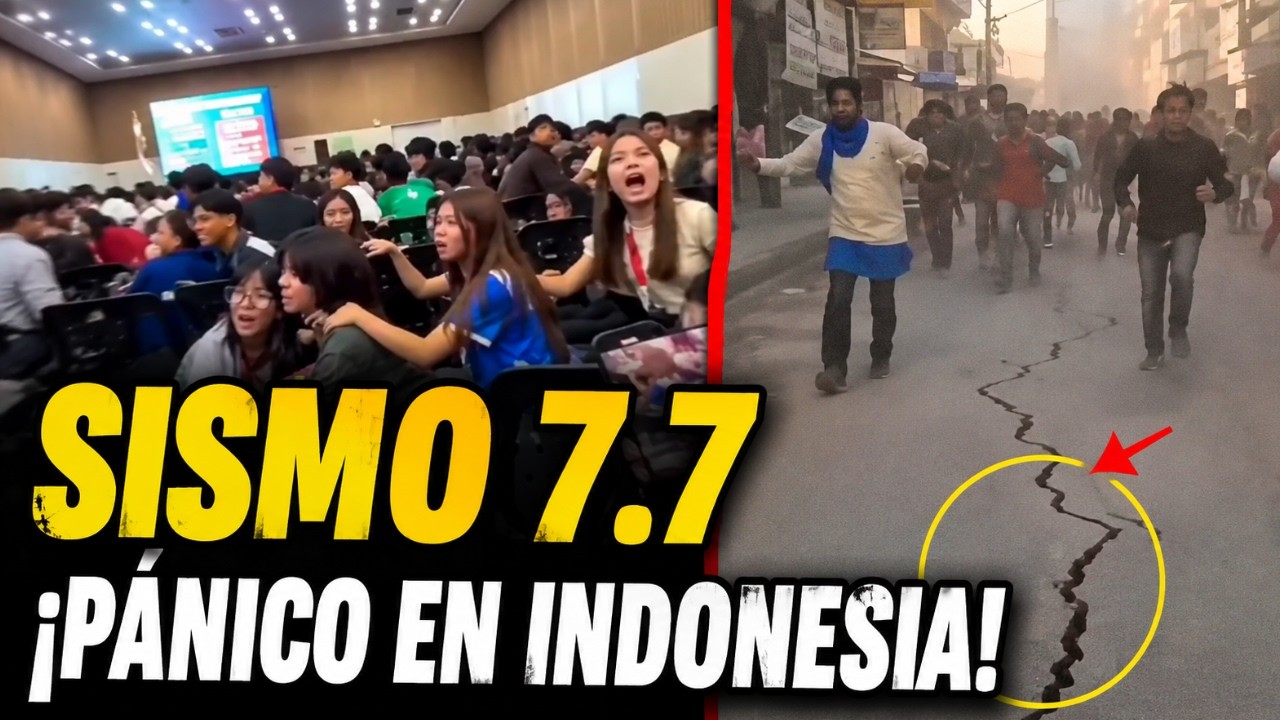 Miniatura HD: 🚨TERREMOTO 7.7 EN INDONESIA: Alerta de tsunami, daños y últimas noticias