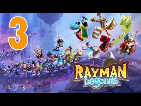 Let´s Play Rayman Legends Deutsch - Part 3 - Gameplay Walkthrough