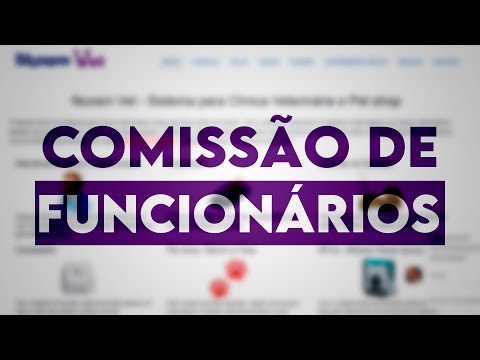 Video tutorial Comissão de funcionários