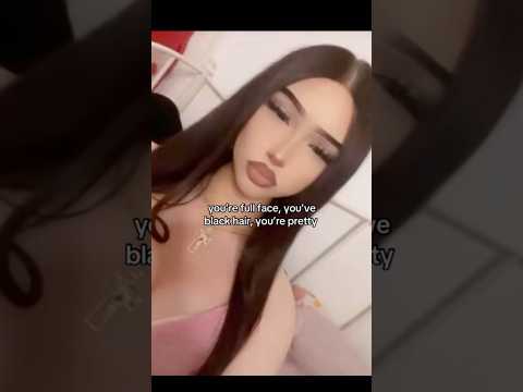 Latina makeup 😍 #shorts #youtubeshorts #glowup #latina #baddie #girls #beauty #jetblackhair #makeup