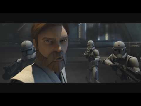 The Clone Wars  - General Grevious Attacks Obi Wan's Fleet