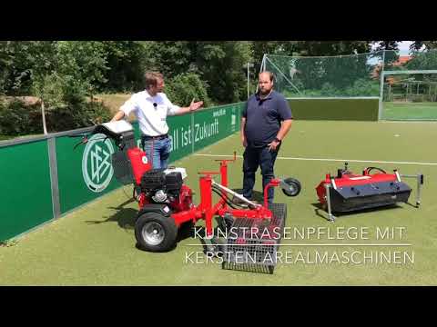 Kunstrasenpflege mit Kersten Arealpflegemaschinen / Vorstellung bei MMV