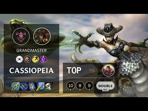 Cassiopeia Top vs Jayce - KR Grandmaster Patch 10.13