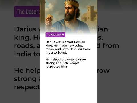 Persian Coins and Roads 💰 Darius King | Learn English with Ancient Persia (A1) #easyenglish
