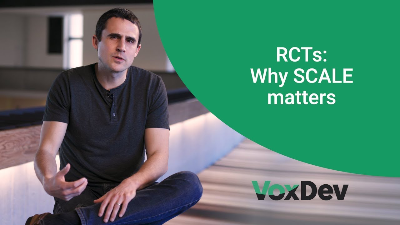 RCTs: Why scale matters