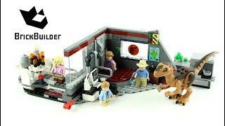 LEGO Jurassic World Охота на рапторов в Парке Юрского Периода (75932) - відео 3