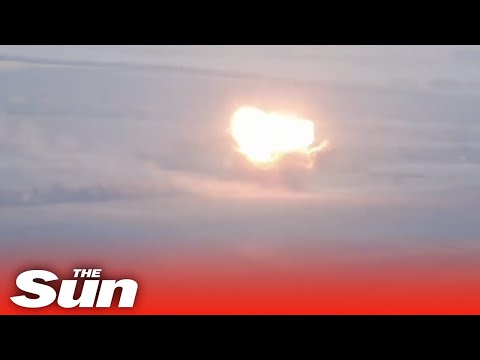 Ukrainian troops blow up Russian equipment, ammo and mines in huge blast