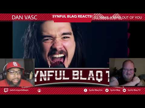 Synful Blaq Reacts Disney Rock Week - Dan Vasc - I'll make a Man Out of You