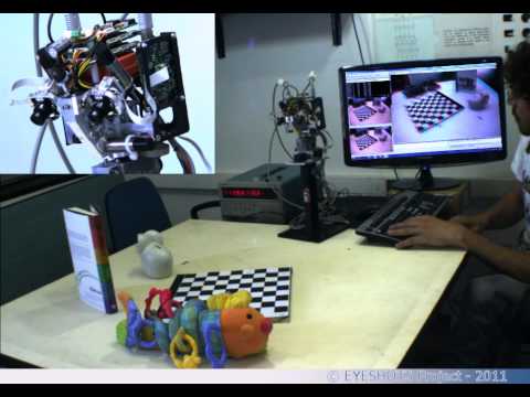 Vergence-version behaviour on the iCub platform: Switching gaze to fixate visual target