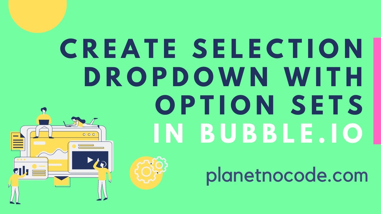 How to create a gender selection dropdown using Option Sets in Bubble.io thumbnail