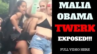 Malia Obama Caught Twerking at Lollapalooza - Full Video