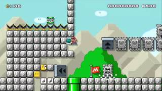 Super Mario Maker - Really Cool Puzzle Level by Breakfast