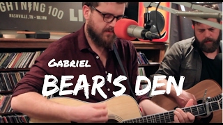 Bear&#39;s Den - Gabriel - Live on Lightning 100 powered by ONErpm.com