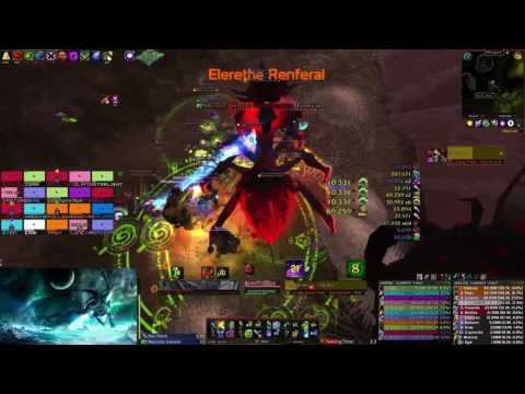 FoTM (Illidan) vs Elerethe Renferal (Mythic Emerald Nightmarel) Unholy Death Knight POV