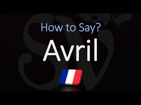 How to Say April in French? | Pronounce Avril | Native Speaker