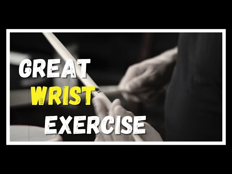 GREAT WRIST EXERCISE that will strengthen your drumming || Practice Pad Studies