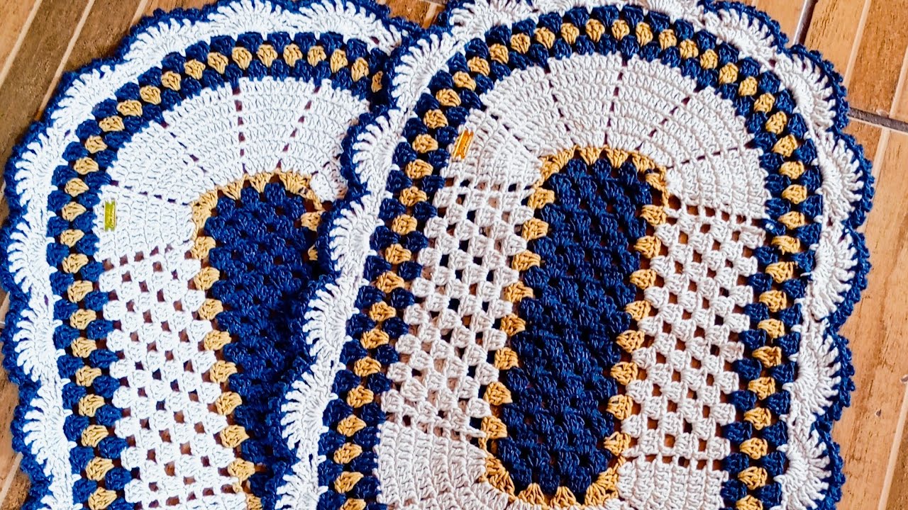 mais uma produção de um lindo par de tapetes