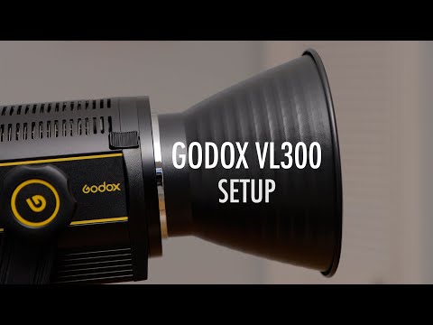 GODOX VL300 SETUP