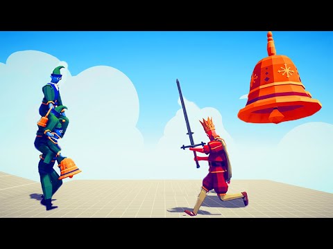 JINGLE BELLS TRAP vs  EVERY UNIT PART 2 | Totally Accurate Battle Simulator TABS