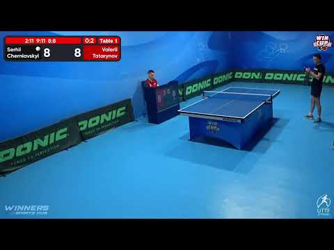 23:30 Serhii Cherniavskyi  (0:3) Valerii Tatarynov West 5 WIN CUP 13.10.2022 | TABLE TENNIS WINCUP