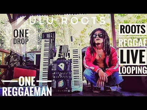 Reggae jam session ONE DROP live Looping Ulu Roots Reggae. One reggaeman. Flower Bud