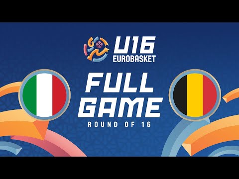 Round of 16 | Italy v Belgium | Full Basketball Game | FIBA U16 Women's EuroBasket 2025