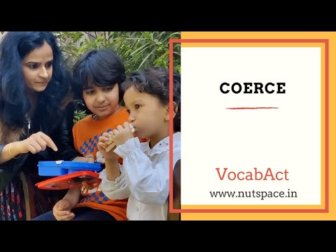 Coerce Meaning & Pronunciation | English Vocabulary | VocabAct