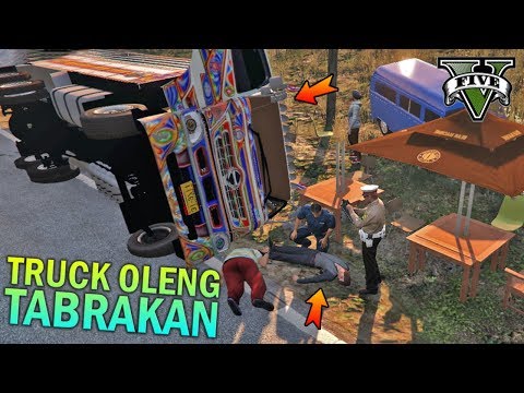 TRUCK OLENG TABRAK WARUNG - GTA 5 PARODY 86