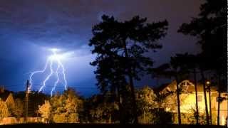 preview picture of video 'Quick Thunderstorm in Budapest'
