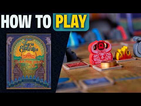 Tigris & Euphrates | How to Play | Learn to Play in 10 Minutes! | Classic Tile Placement Board Game