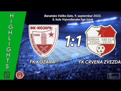 FK KOZARA Ban. Vel. Selo - FK CRVENA ZVEZDA Rusko Selo (Highlights) [09.09.2023.]