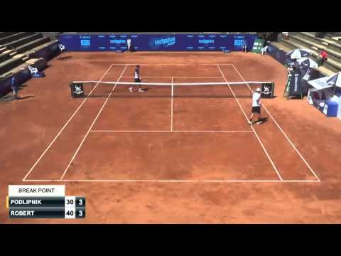 Hans Podlipnik-Castillo vs Stephane Robert - 1st - Challenger de Santiago 2015