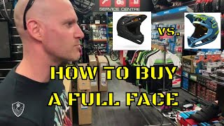 How to buy a full face helmet || Bell Sanction Vs Fox Proframe