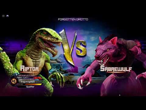 Killer Instinct - Green Riptor vs Red Sabrewulf 🦖🐺