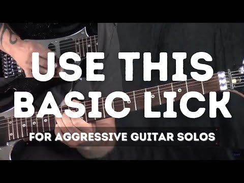 FROM THE VAULT: Use This Basic Lick for Aggressive Guitar Solos | GuitarZoom.com