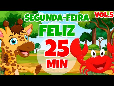 Segunda-Feira Feliz Vol. 5 - Giramille 25 min | Desenho Animado Musical